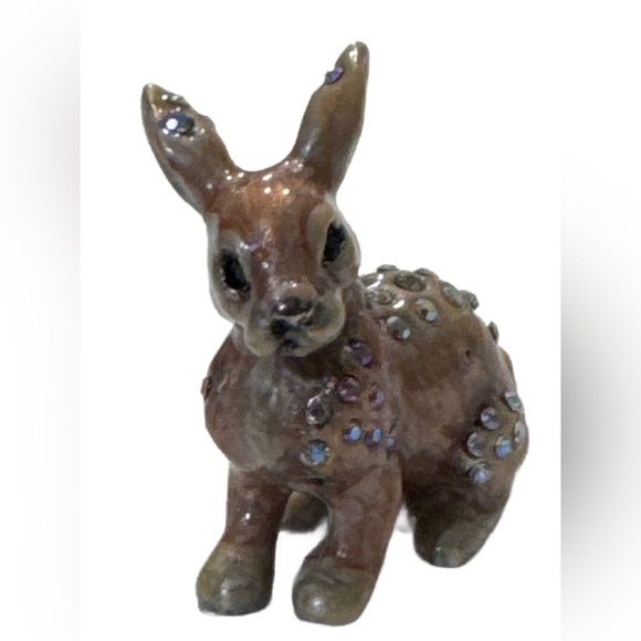 Jay Strongwater Miniature Bunny Rabbit Jeweled Figurine
5037 - Picture 1 of 5